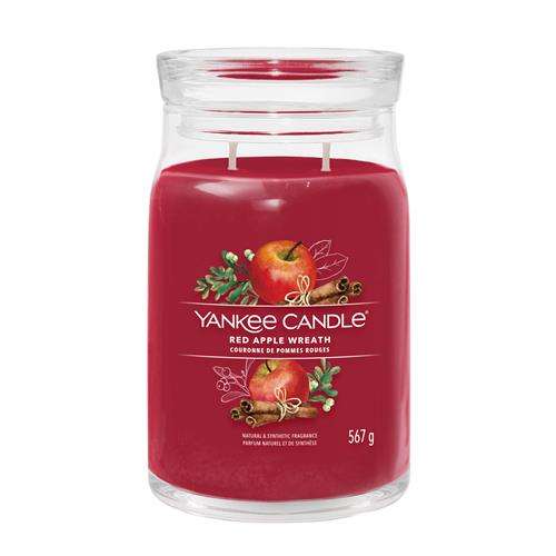 Yankee Candle Signature Large - Red Apple Wreath