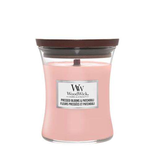 WoodWick Geurkaars Medium - Pressed Blooms & Patchouli