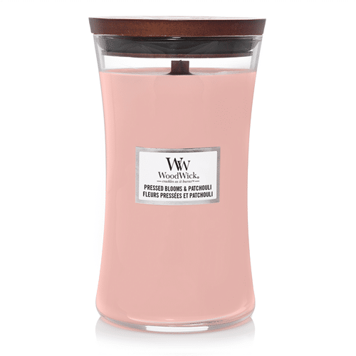 WoodWick Geurkaars large - Pressed Blooms & Patchouli