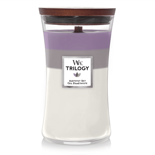 WoodWick Geurkaars Large - Trilogy Amethyst Sky