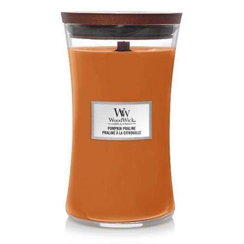 WoodWick Geurkaars Large - Pumpkin Praline