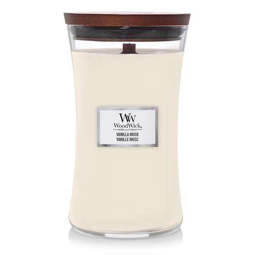 WoodWick Geurkaars Large - Vanilla Musk