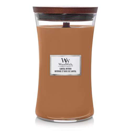 WoodWick Geurkaars Large - Santal Myrrh