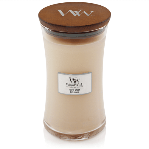 WoodWick Geurkaars Large - White Honey