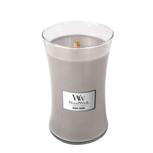 WoodWick Geurkaars Large - Wood Smoke