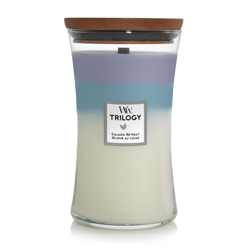 WoodWick Geurkaars Large - Trilogy Calming Retreat