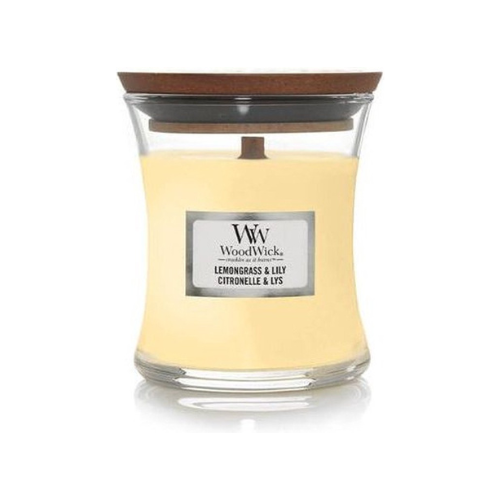 WoodWick Geurkaars Medium - Lemongrass & Lily